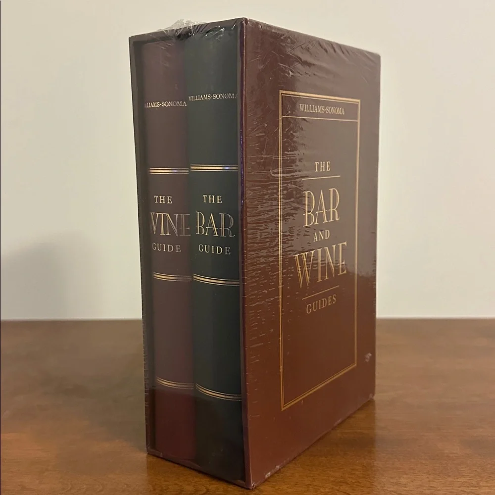 William Sonoma Bar & Wine Guide Books NWT